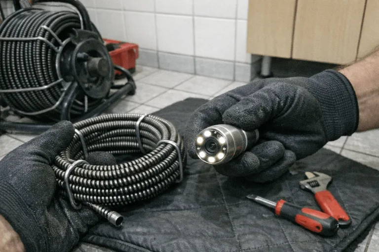 Fachgerechter Einsatz von Werkzeug zur Rohrreinigung
